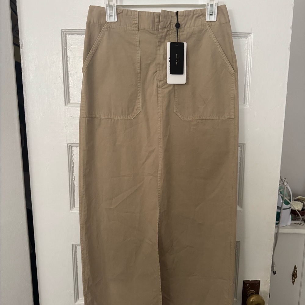 Rag and bone khaki skirt size 2 NWT
